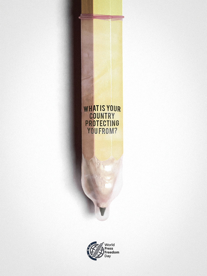 World press freedom day: Pencil