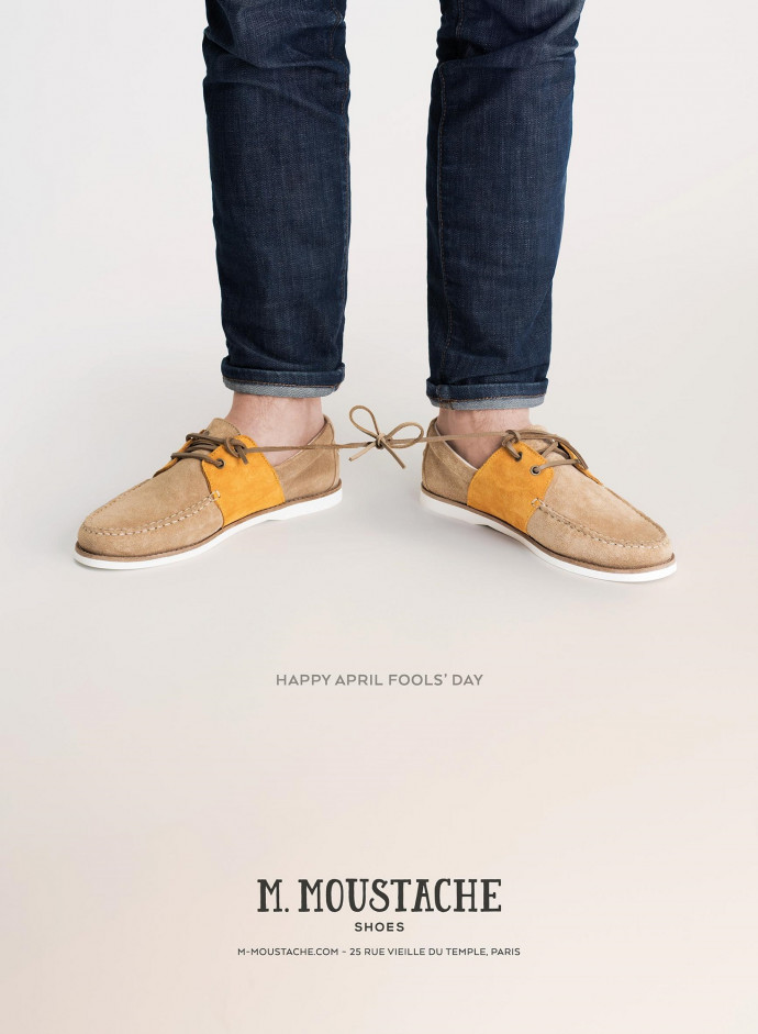 M. Moustache: April Fools' Day, Man
