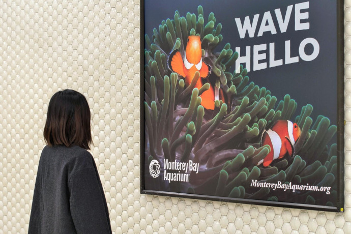 Monterey Bay Aquarium: Share the Love&mdash;BART Station Domination, 1