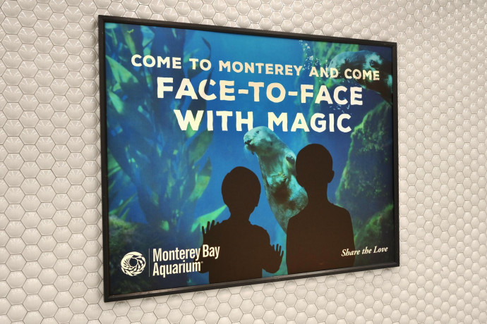 Monterey Bay Aquarium: Share the Love&mdash;BART Station Domination, 3