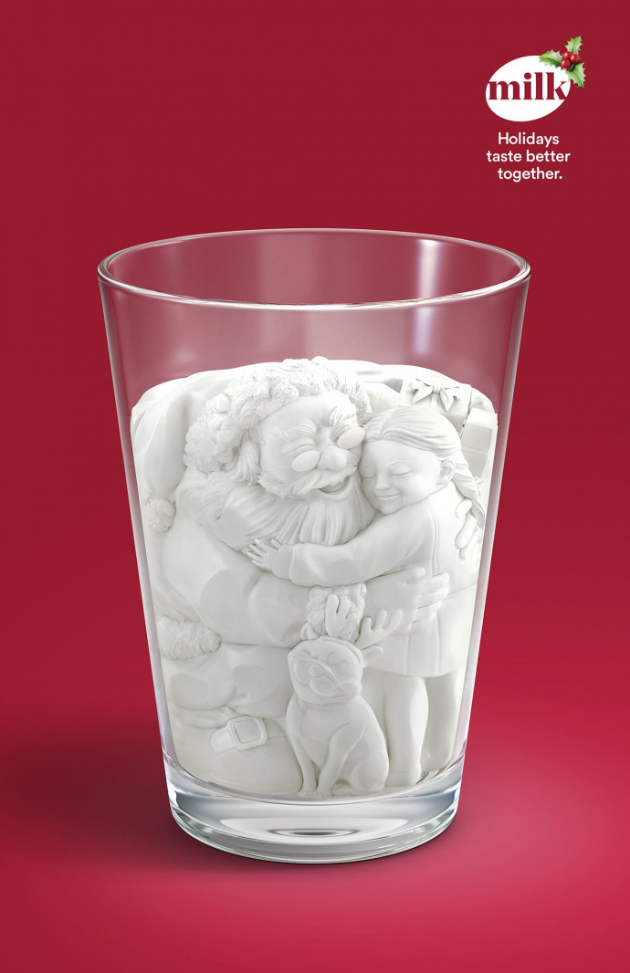 Dairy Farmers of Quebec: Holidays Taste Better Together (Santa)