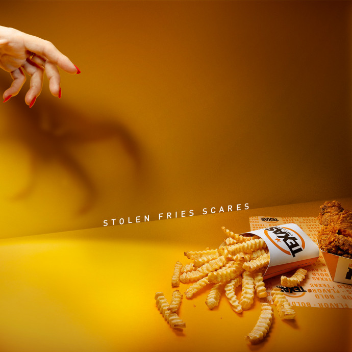 Texas Chicken: Stolen Fries Scares, 1