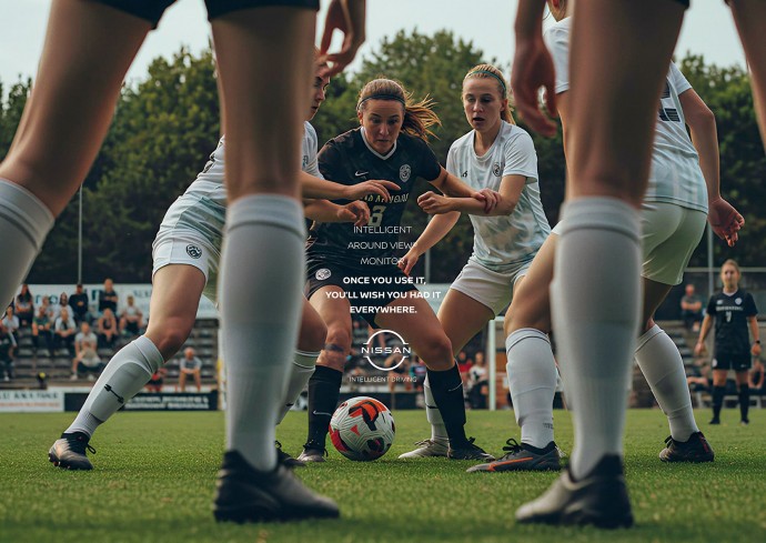 Nissan: Tight Spaces, Soccer Player