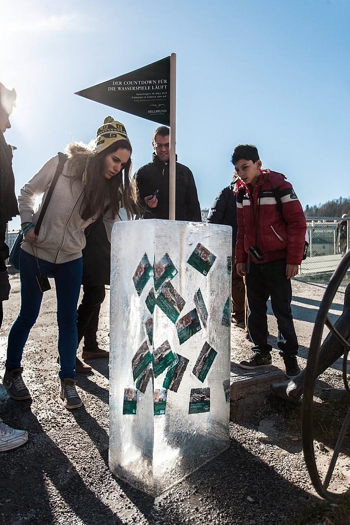 Hellbrunn Trick Fountains: Season opening, 1
