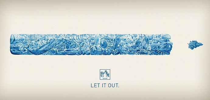 Caran d'Ache Crayons: Blue