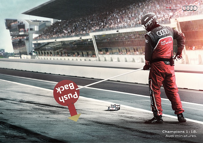 Audi: Audi Miniature Champions - Push Back