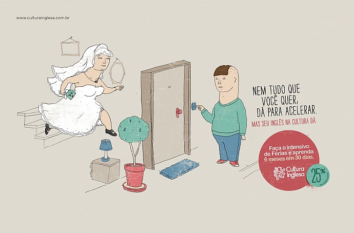 Cultura Inglesa English School: Intensive English Course, Bride