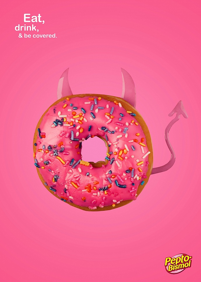 Pepto-Bismol: Donut