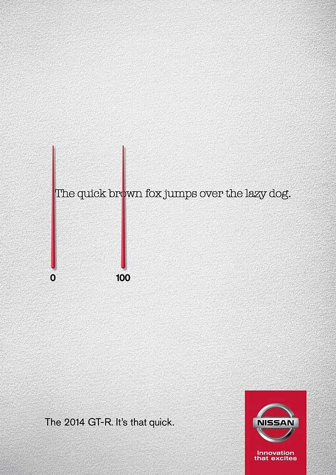 Nissan: The quick brown fox
