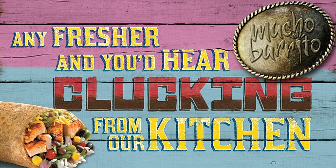 Mucho Burrito: Clucking