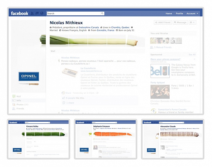 Opinel: Chopped profile pictures