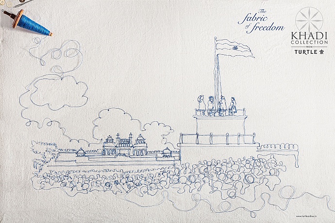 Turtle Khadi Collection: Red Fort