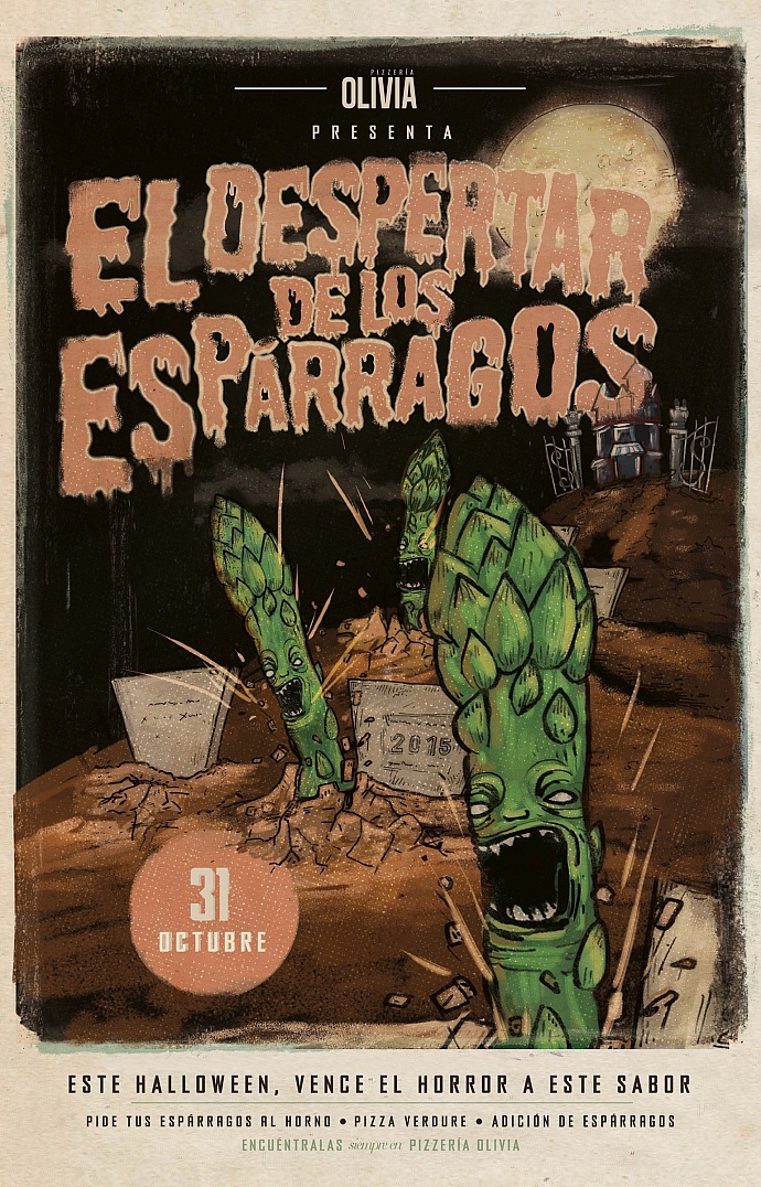 Pizzer&iacute;a Olivia: Halloween pizza, 3