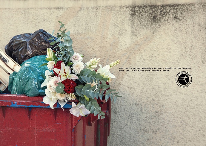 Interflora: Search history
