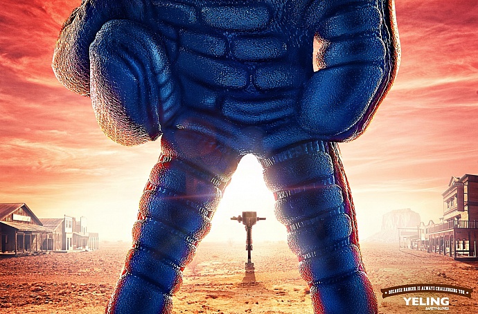 Yeling Safety Gloves: Quick Draw - Jackhammer