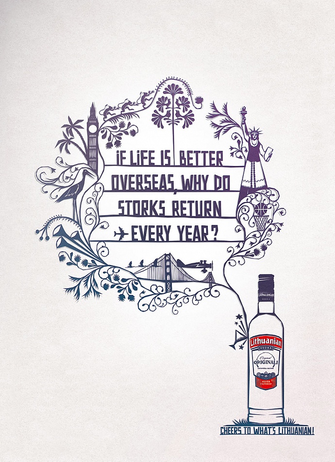 Lithuanian Vodka: Storks