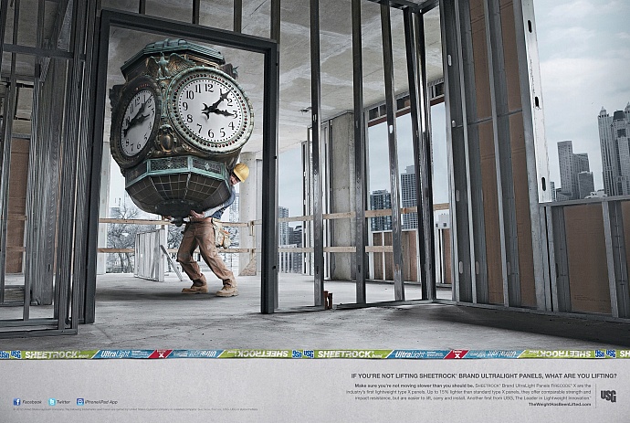 USG Corporation: Clock