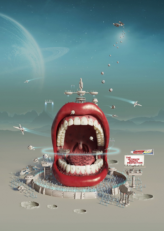 Colgate Total: Intergalactic Mouth