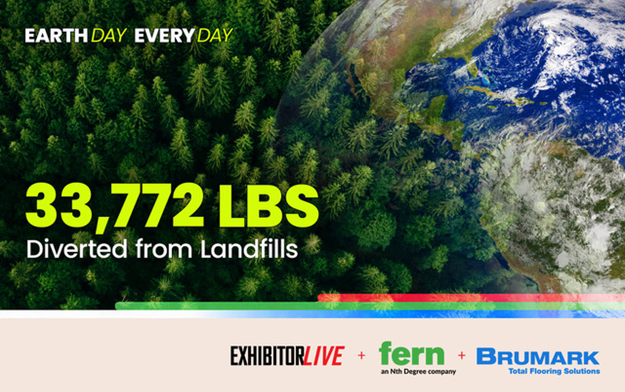 ExhibitorLIVE and Fern Lead the Way in Sustainable Event Practices with Major Earth Day Impact