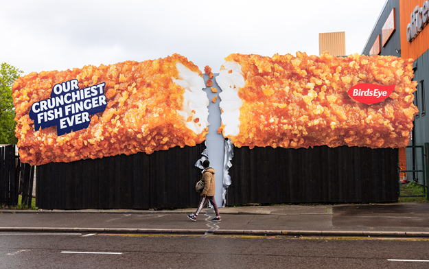 Birds Eye Launches "Crunchiest Ever" Fish Finger with Billboard‑Splitting Moment