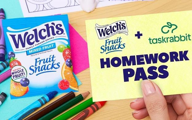 Skip the Chores, Not the Summer Memories;  Welch's Fruit Snacks Gives Families a "Homework Pass" this Back-to-School Season
